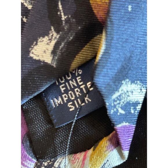 Vintage Barwyn Collection Silk Tie Lot (2) 100% Imported Silk - Picture 3 of 5